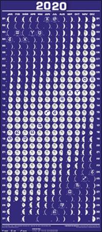 Calendrier lunaire 2020 : moyen format