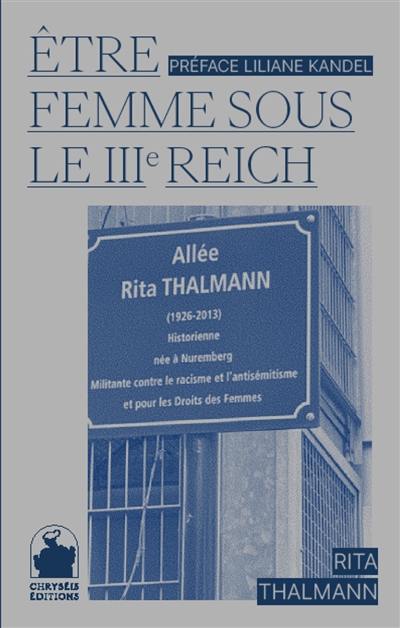 Etre femme sous le IIIe Reich