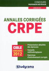 CRPE : annales corrigées : cible concours 2012