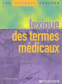 Lexique des termes médicaux