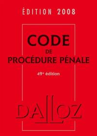 Code de procédure pénale 2008