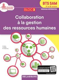 Bloc 3 collaboration à la gestion des ressources humaines BTS 1re et 2e années SAM, support à l'action managériale : pochette