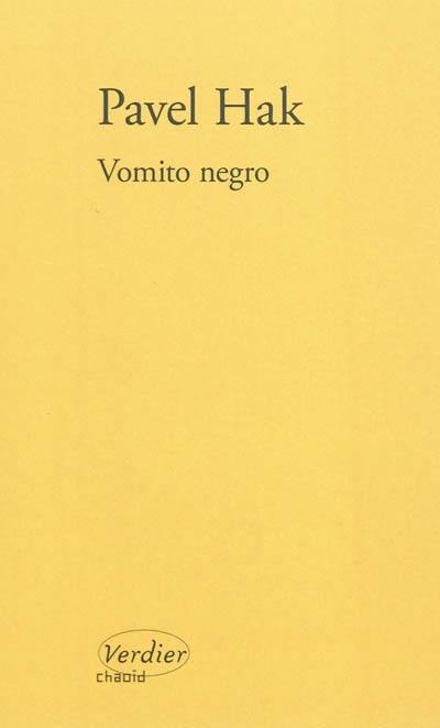 Vomito negro