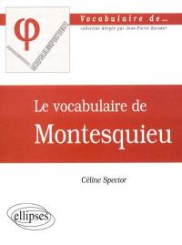 Le vocabulaire de Montesquieu