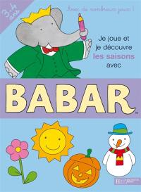 Je joue et je découvre les saisons avec Babar, 3-4 ans