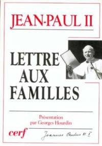 Lettre aux familles