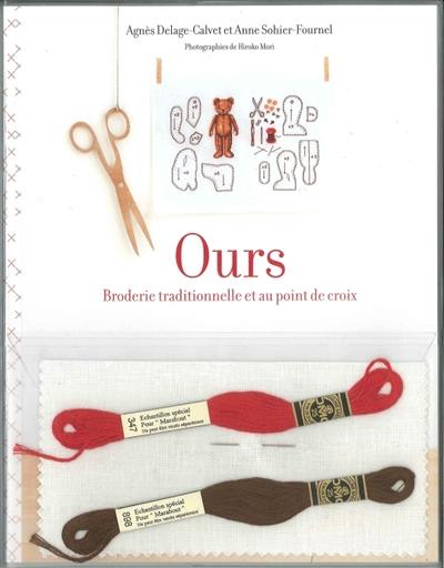 Ours : broderie traditionnelle et au point de croix