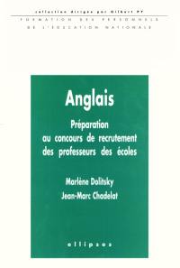 Anglais : préparation au concours de recrutement des professeurs des écoles