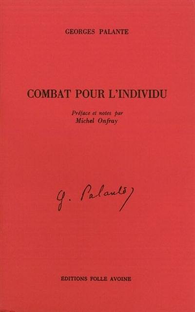 Combat pour l'individu Combat pour l'individu