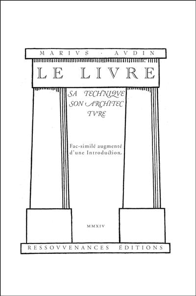 Le livre : sa technique, son architecture