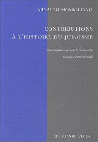 Contributions à l'histoire du judaïsme