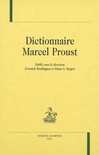 Dictionnaire Marcel Proust