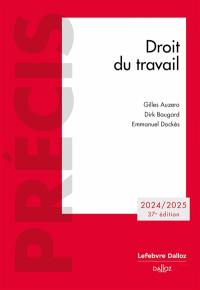 Droit du travail : 2024-2025