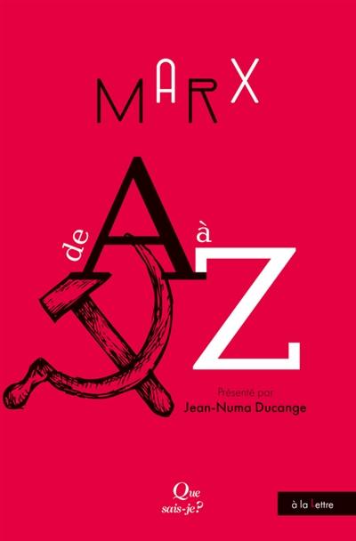 Marx de A à Z