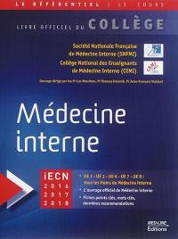 Médecine interne : iECN 2016, 2017, 2018