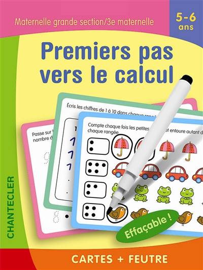 Premiers pas vers le calcul maternelle grande section, 3e maternelle, 5-6 ans