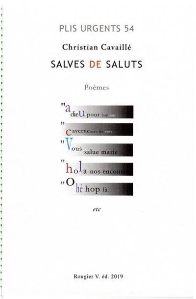 Salves de saluts : poèmes