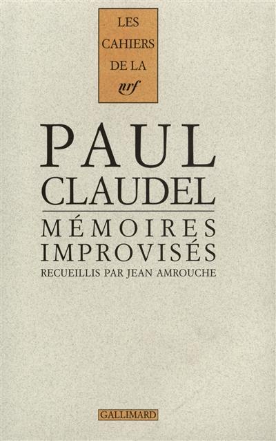 Mémoires improvisés : quarante et un entretiens avec Jean Amrouche