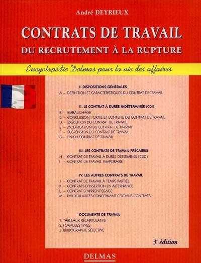 Les contrats de travail : du recrutement à la rupture