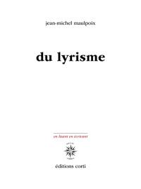 Du lyrisme