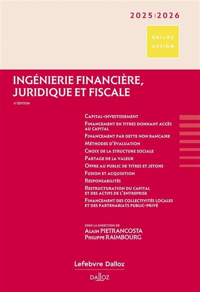 Ingénierie financière, fiscale et juridique 2025-2026