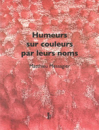 Humeurs sur couleurs par leurs noms