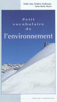 Petit vocabulaire de l'environnement