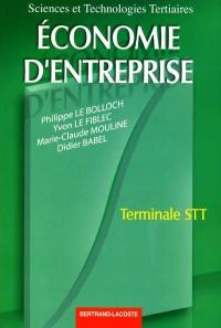 Economie d'entreprise, terminale STT