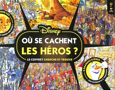 Où se cachent les héros ? : le coffret cherche et trouve