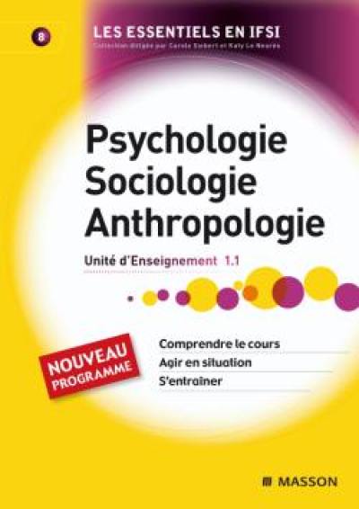 Psychologie, sociologie, anthropologie : unité d'enseignement 1.1