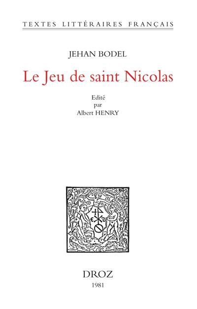 Le jeu de saint Nicolas