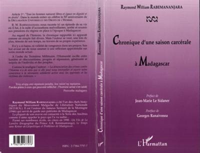 Chronique d'une saison carcérale à Madagascar