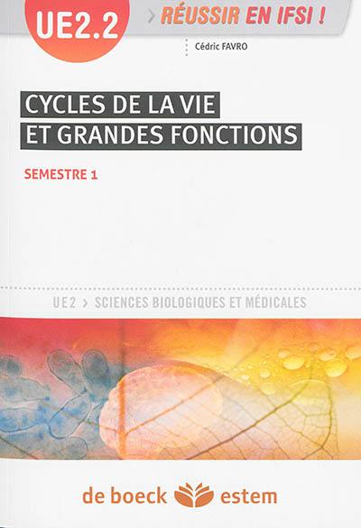 UE 2.2, cycles de la vie et grandes fonctions : semestre 1