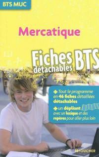 Mercatique, BTS MUC : fiches BTS détachables