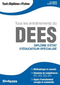 Tous les entraînements du DEES, diplôme d'Etat d'éducateur spécialisé