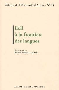 Exil à la frontière des langues