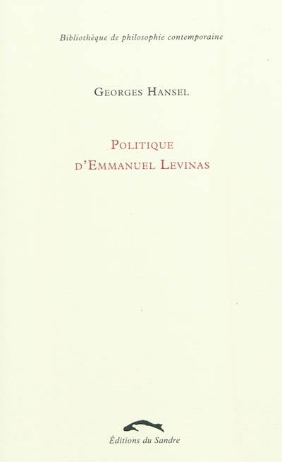 Politique d'Emmanuel Levinas