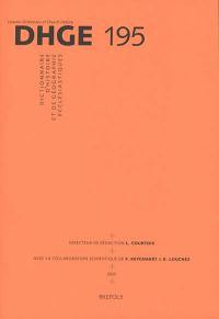 Dictionnaire d'histoire et de géographie ecclésiastiques. Vol. 33. Fascicule 195