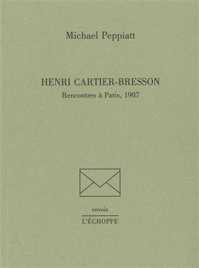 Henri Cartier-Bresson : rencontres à Paris, 1987