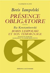 Présence obligatoire