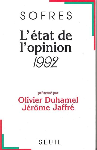 L'Etat de l'opinion : 1992