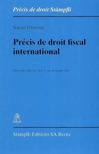 Précis de droit fiscal international