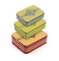 Tesori Three Stacking Keepsake Tins