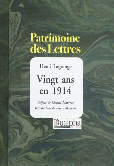 Vingt ans en 1914