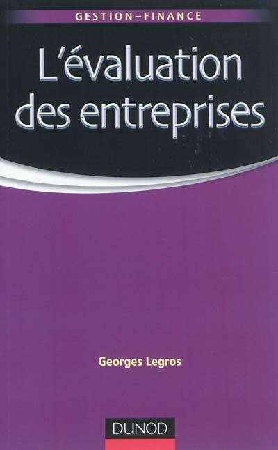 L'évaluation des entreprises