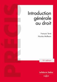 Introduction générale au droit