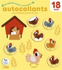 Les animaux de la ferme : autocollants