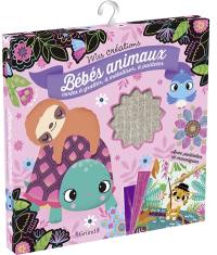 Bébés animaux : cartes à gratter, à métalliser, à pailleter