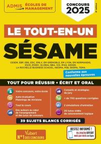 Sésame : CESEM, EBP, EDC... : le tout-en-un, concours 2025