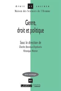 Genre, droit et politique